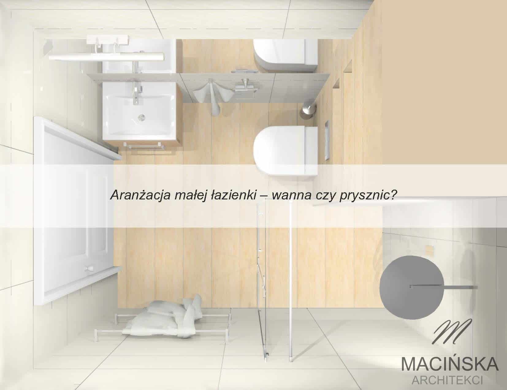 Projekt i aranżacja małej łazienki Poznań