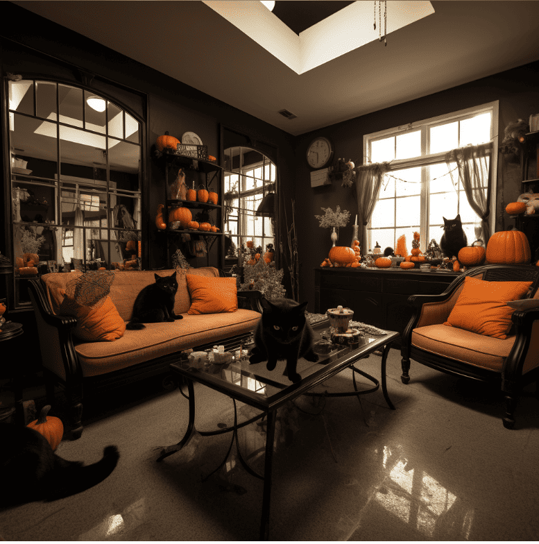 Aranżacje domu w Halloween