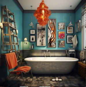 eklektyczna łazienka 2