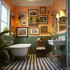eklektyczna łazienka 4
