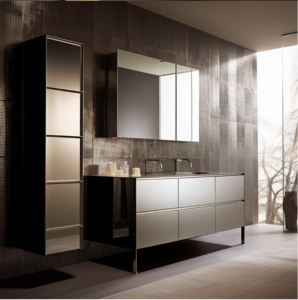 stalowe meble w łazience 1