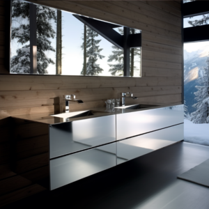 stalowe meble w łazience 2